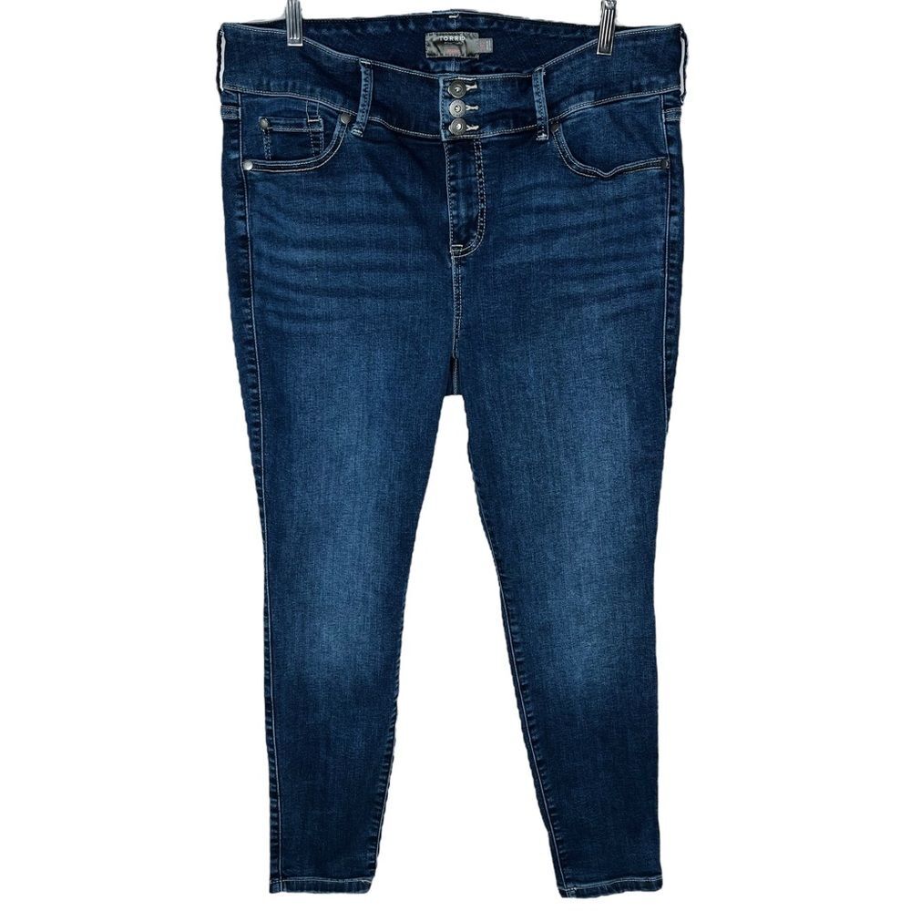 Torrid Jeggings Skinny Super Soft High-Rise Jegging Jeans sz 16S / 16 Short